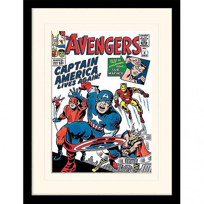 Marvel Comics Captain America Lives Again Print