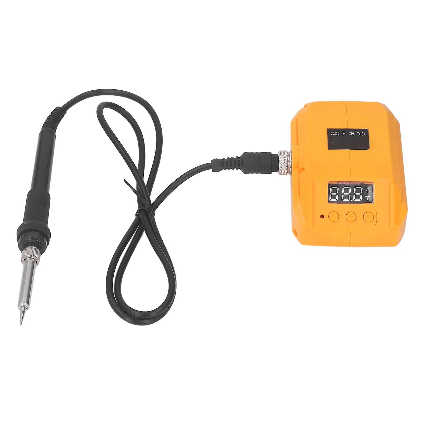 Cordless 20V Soldering Iron Station Adjustable 180-480℃ Digital Display