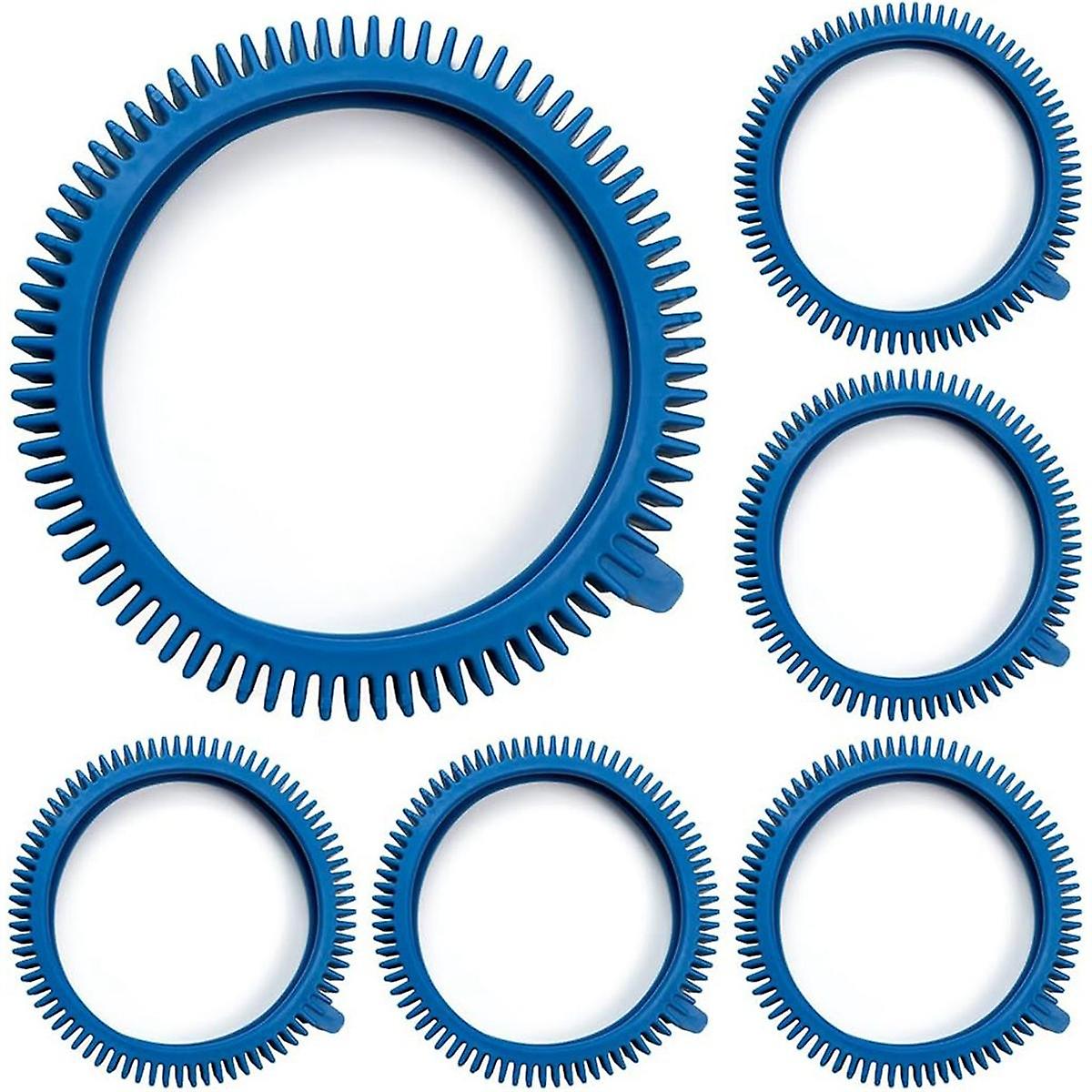 896584000-143 Pool Cleaner Tires Kit 6pcs,Front Tires with Hump Replacement for Pool Cleaners 2X,4X