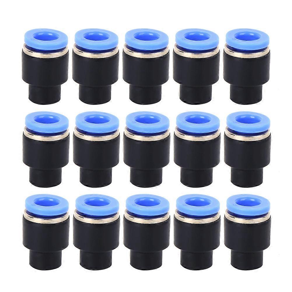 50pcs Pipe Plug Pneumatic Cap Plastic + Brass Quick Insert Ppf Oval Release Ring Hotel Use