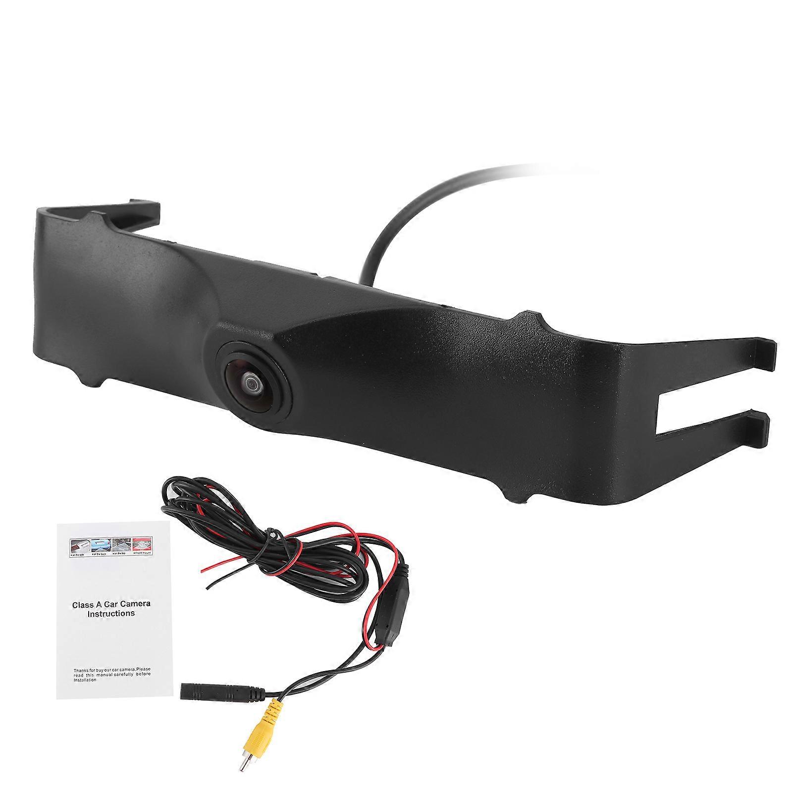 CCD Front View Camera Logo Embedded Driving Recording IP68 Waterproof Fit for A6L 2016 E2U411