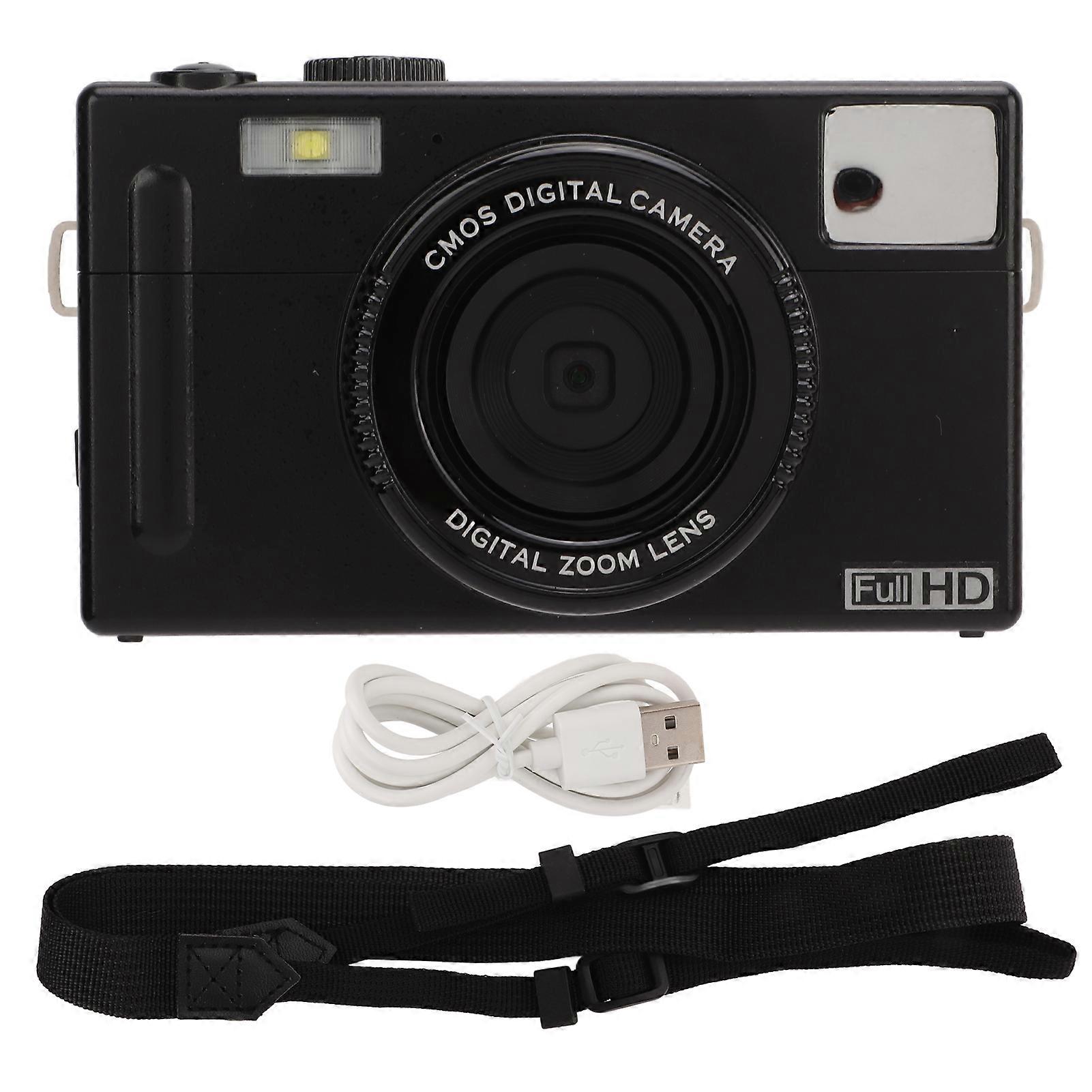 Cd R1 1080p Fhd Micro Single Camera Portable Mirrorless Camera 16x Digital Zoom 24mp With 3in Lcd Display Monitor