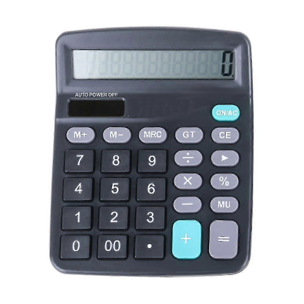 Desktop Calculator 12 Digit With Battery +solar Power And Sensitive Buttons