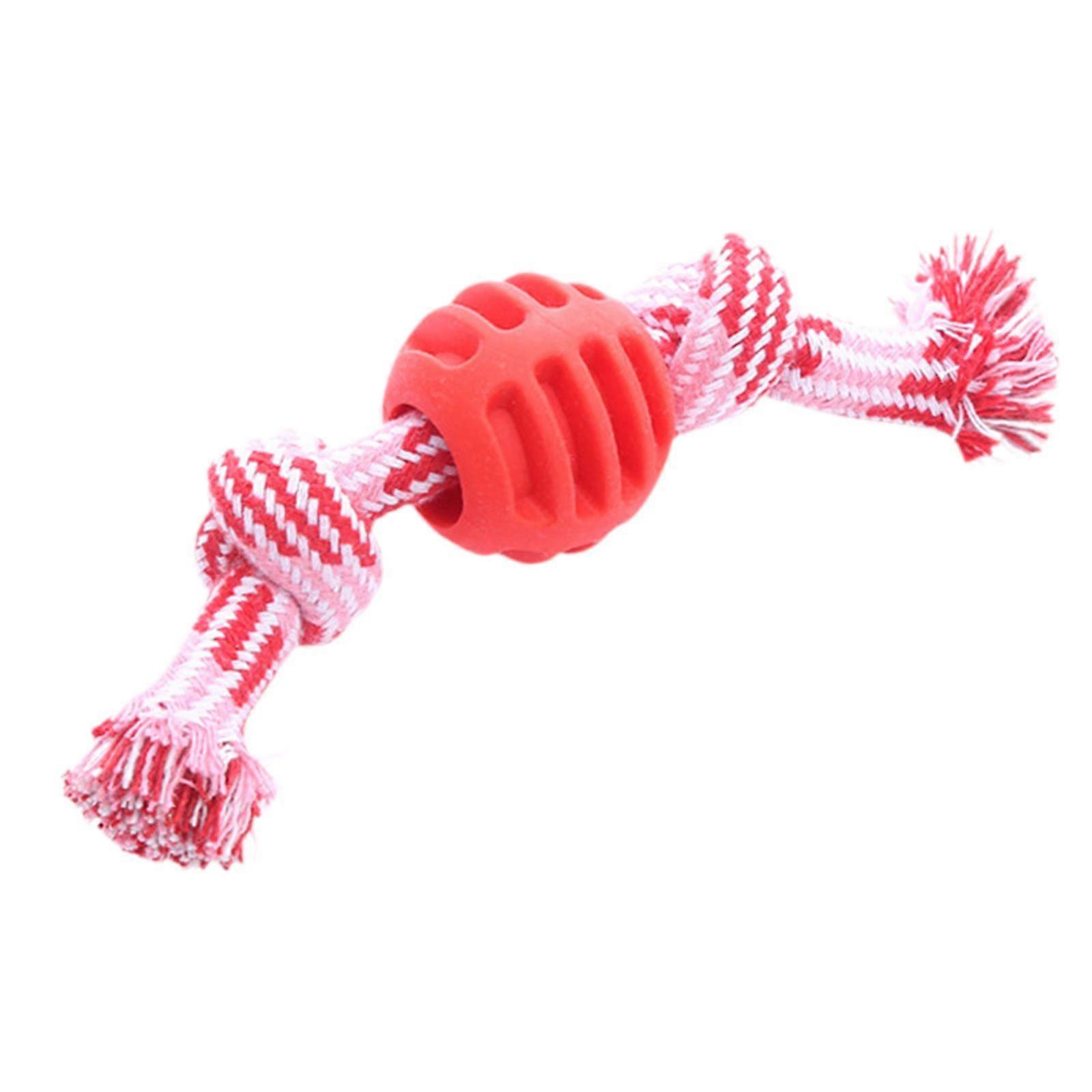 Pet Dog Chewing Toy Lightweight Multipurpose Easy Carrying for Puppy Playing Red
