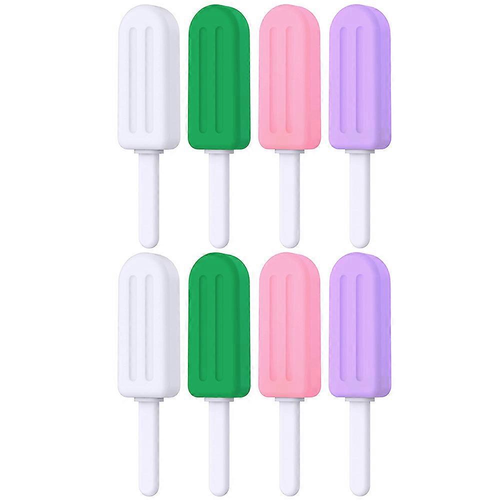 8pcs Aligner Chewies Chewing Sticks Popsicle Shape Chewies Orthodontic Chewies