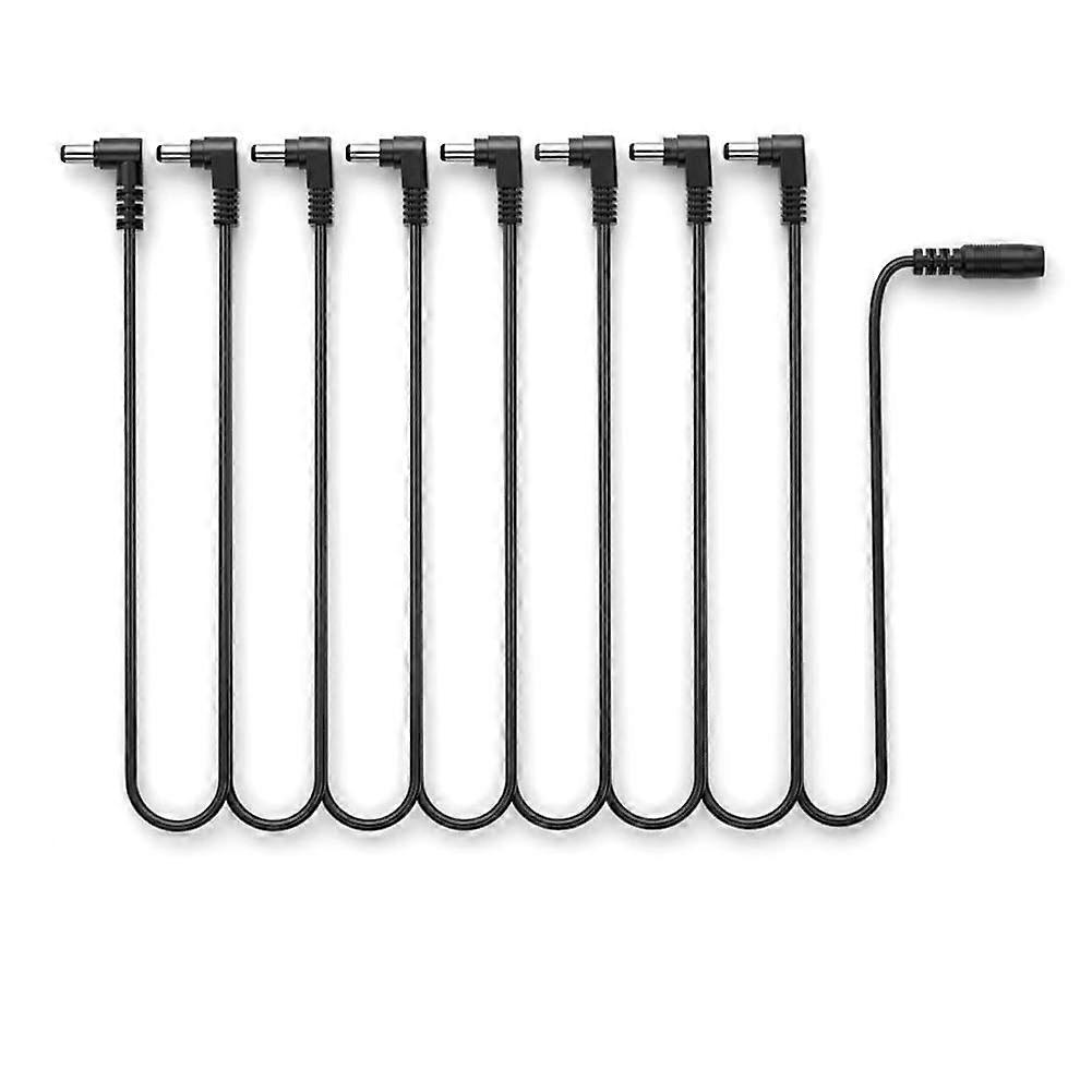 8-vägs Daisy Chain Gitarr nätsladd för gitarr effektpedaler