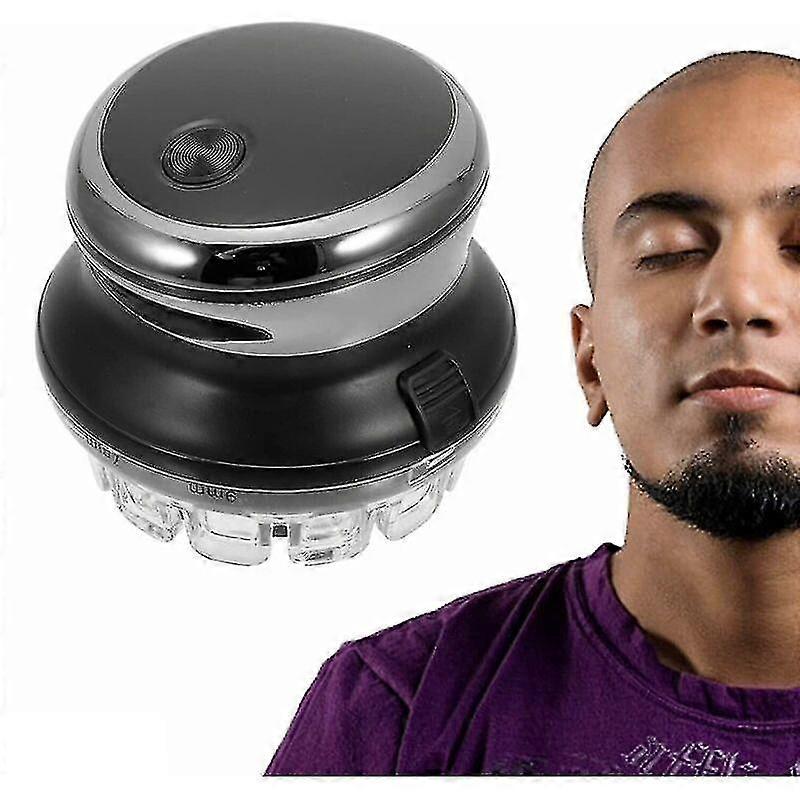 קוצץ שיער חשמלי נייד סיבוב 360 מעלות מכונת חיתוך שיער לגברים גילוח ראש קירח עמיד למים IPX6 1500mah