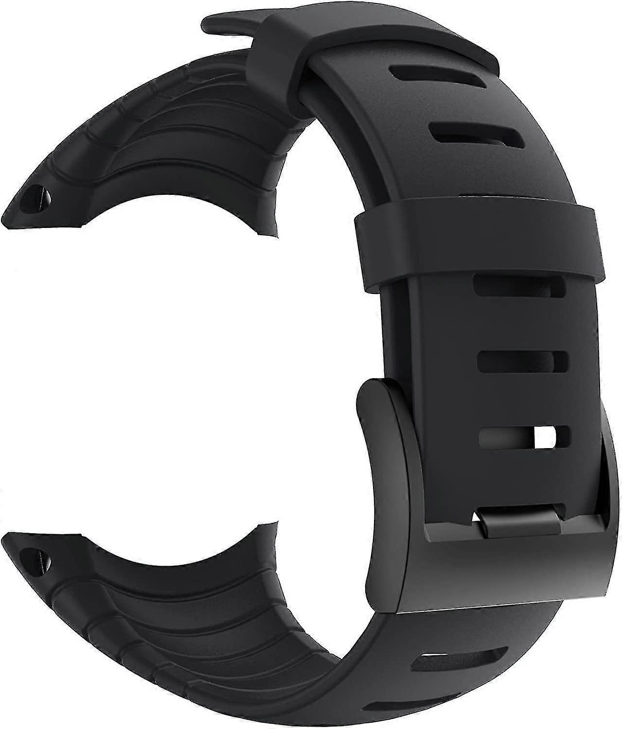 Για λουράκι πυρήνα Suunto, λαστιχένια ζώνη ρολογιών αντικατάστασης για πυρήνα Suunto SS014993000.