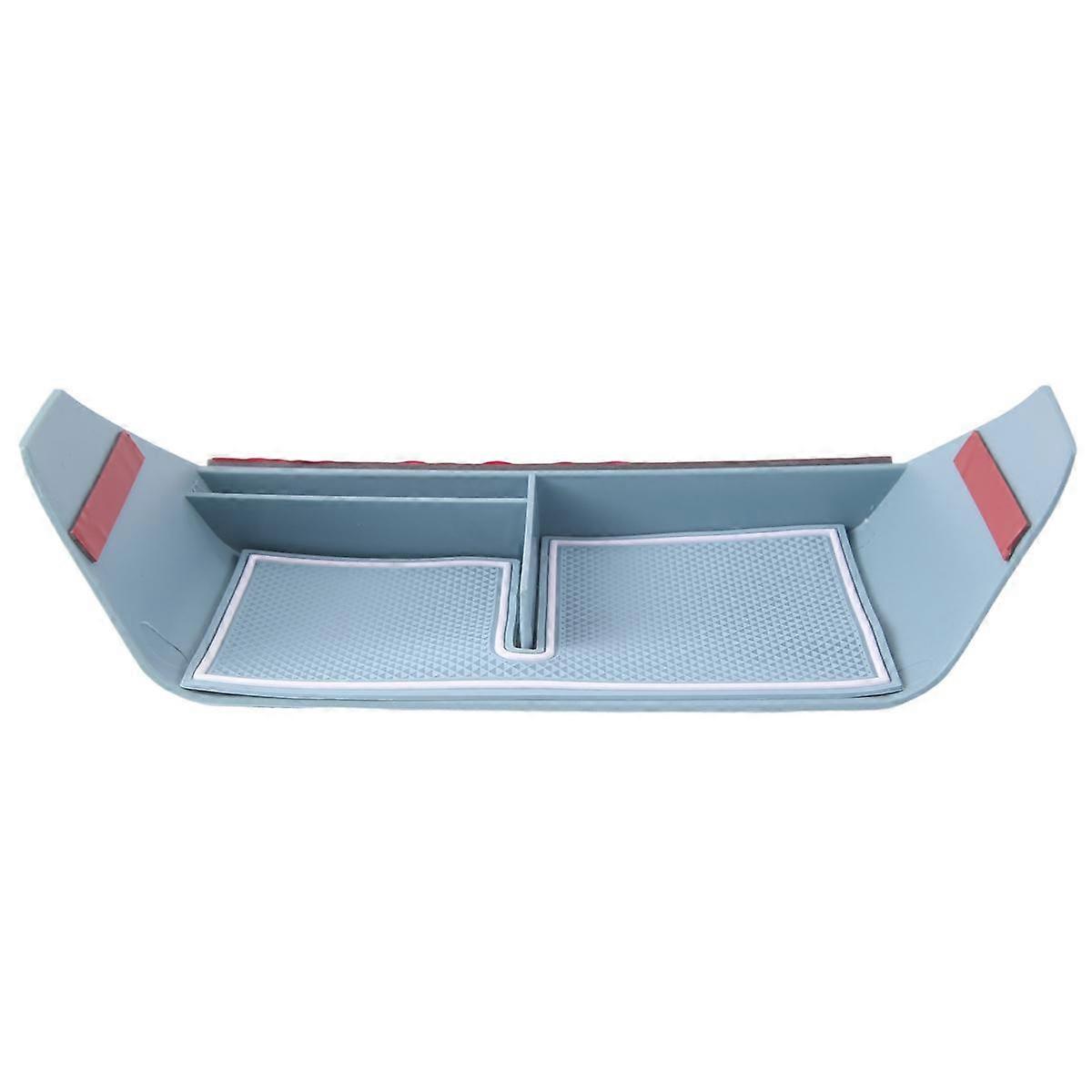 Light Blue Car Below Center Control Storage Box Air Conditioning Vent Organizer for Dolphin Mini /f