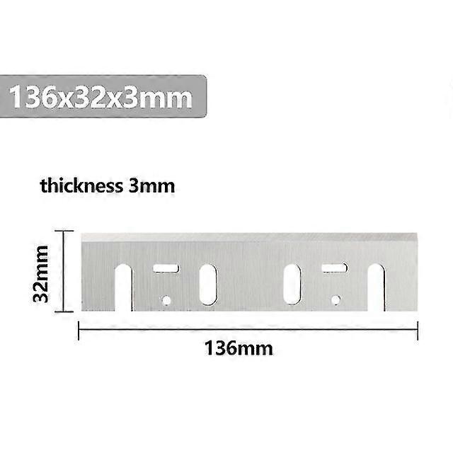 2Pcs elektrische Hobelklinge für makita 1804n 1805n Hobelblatt Holzbearbeitung elektrische Hobelklinge 136x32x3mm 155x32x3mm