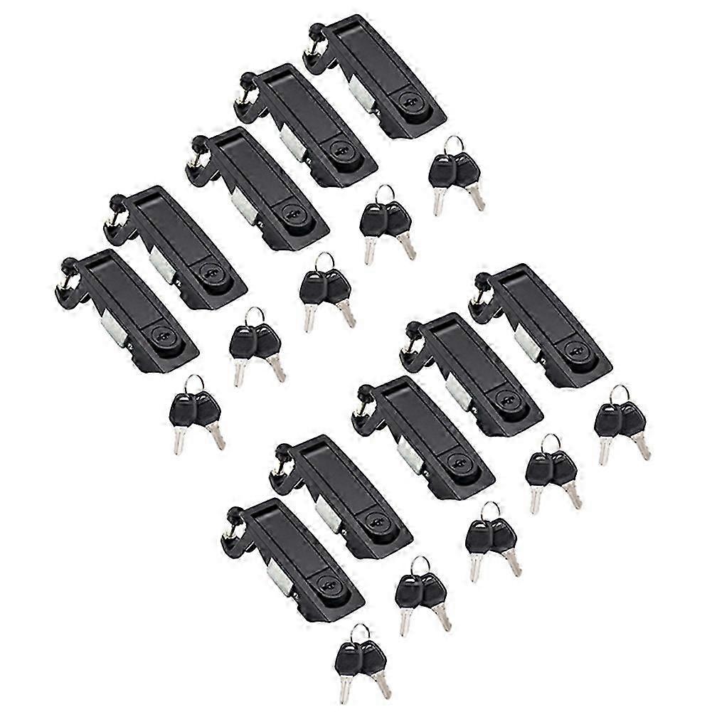 10PCS Compression Latch Lever Latch Lock for Marine Car RV Door Hand Lock Adjustable Lever Latches