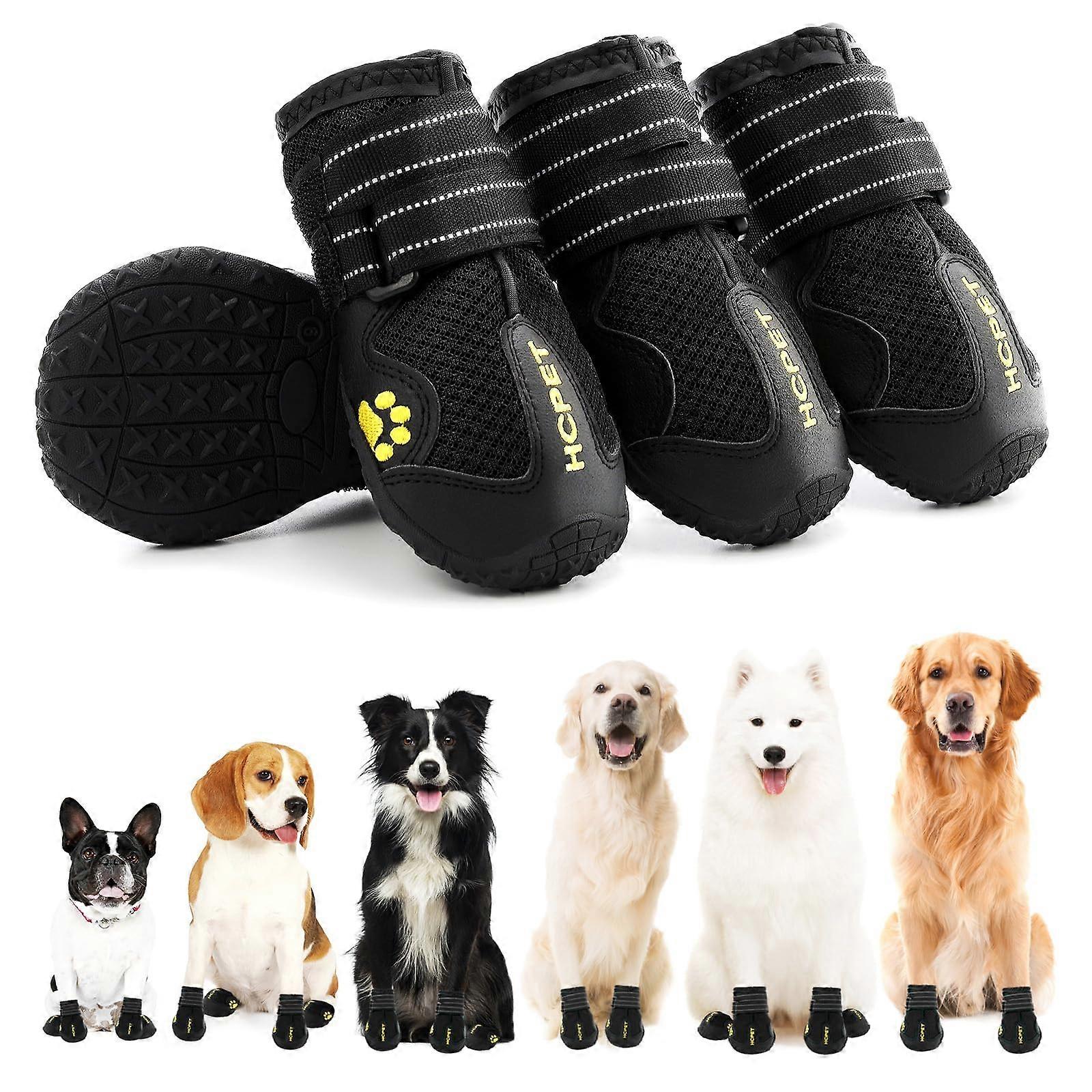 Dog Boots for Large Dogs, Waterproof Dog Booties Paw Protector