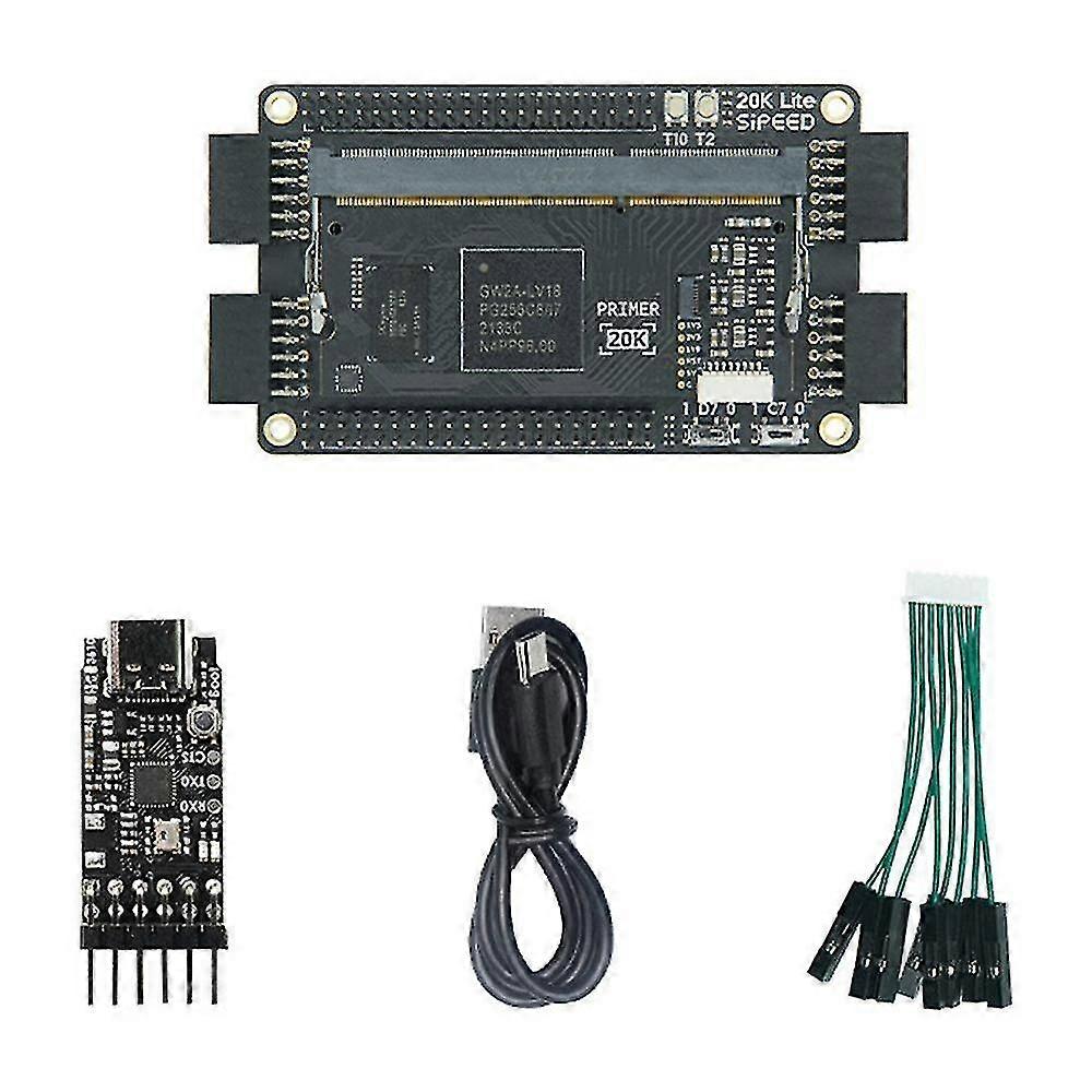 For Primer 20k Core Board+bottom Plate+rv Debugger Module+usb Cable+2.54mm Terminal Cable Board Kit