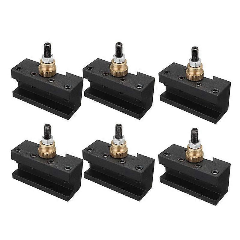 6PCS Tooling Package Mini Lathe Quick Change Tool Post & Holders Multifid Tool Holder