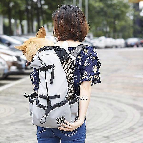 Sac à dos de voyage de plein air réglable pour chien de compagnie