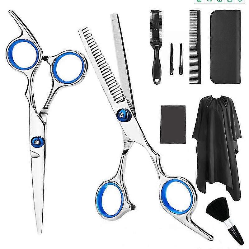 9 stuks haar knippen schaar, kapper schaar set, salon professionele kapper gereedschap kit