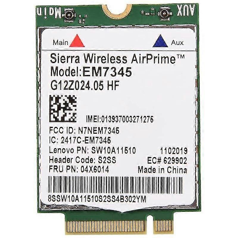 , Em7345 4g Lte Wwan Module For X250 X1c W550 T450 X240 T440 For Lte/hspa+