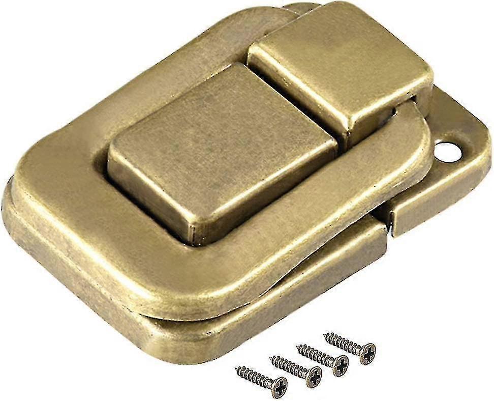 5 Pcs Toggle Latch, 48mm Brass Wooden Box Hasp Latch Closure With Screws Gift