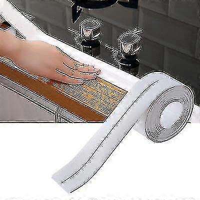 شريط مانع للتسرب مقاوم للماء DIY ذاتية اللصق شريط مانع التسرب مقاوم للعفن ورق الجدران أرضية المطبخ PVC (Ruipei)
