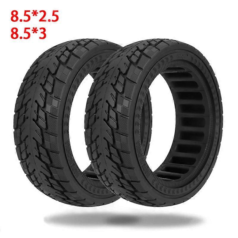 Electric Scooter Solid Tires 8.5*2.5/3 " Suitable For Dualtron Mini & Speedway Leger (Pro) Rubber Stab-Proof Off-Road Tires