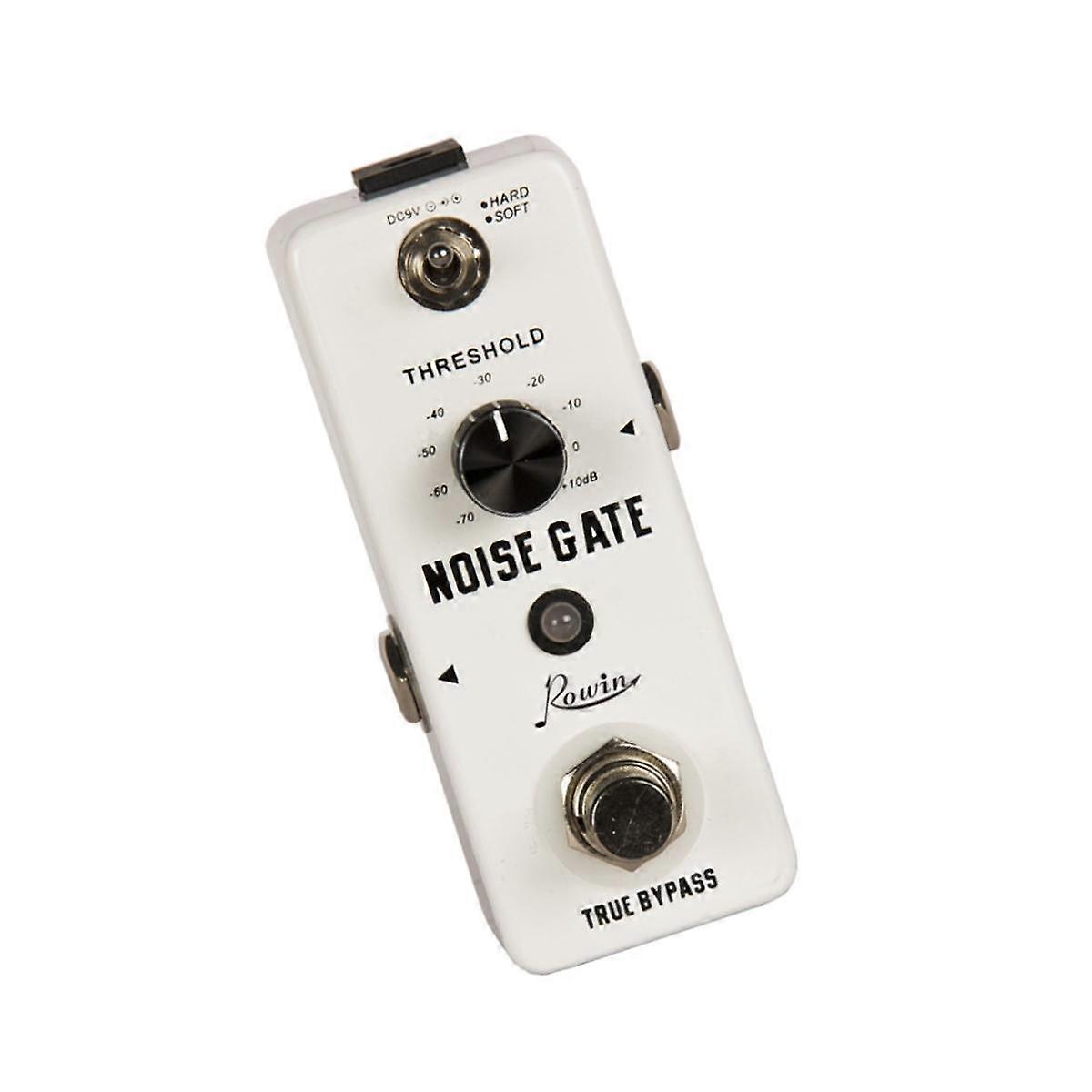 Rowin Noise Gate Guitar Pedal Guitar Effect Pedals Noise Suppression Effects for Electric Guitar Hard Soft Modes