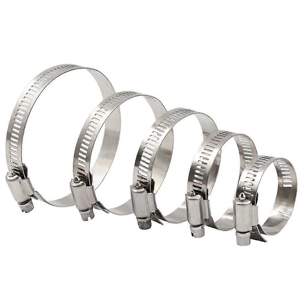 30pcs Stainless Clamp Rustproof Waterproof Hose Clamp