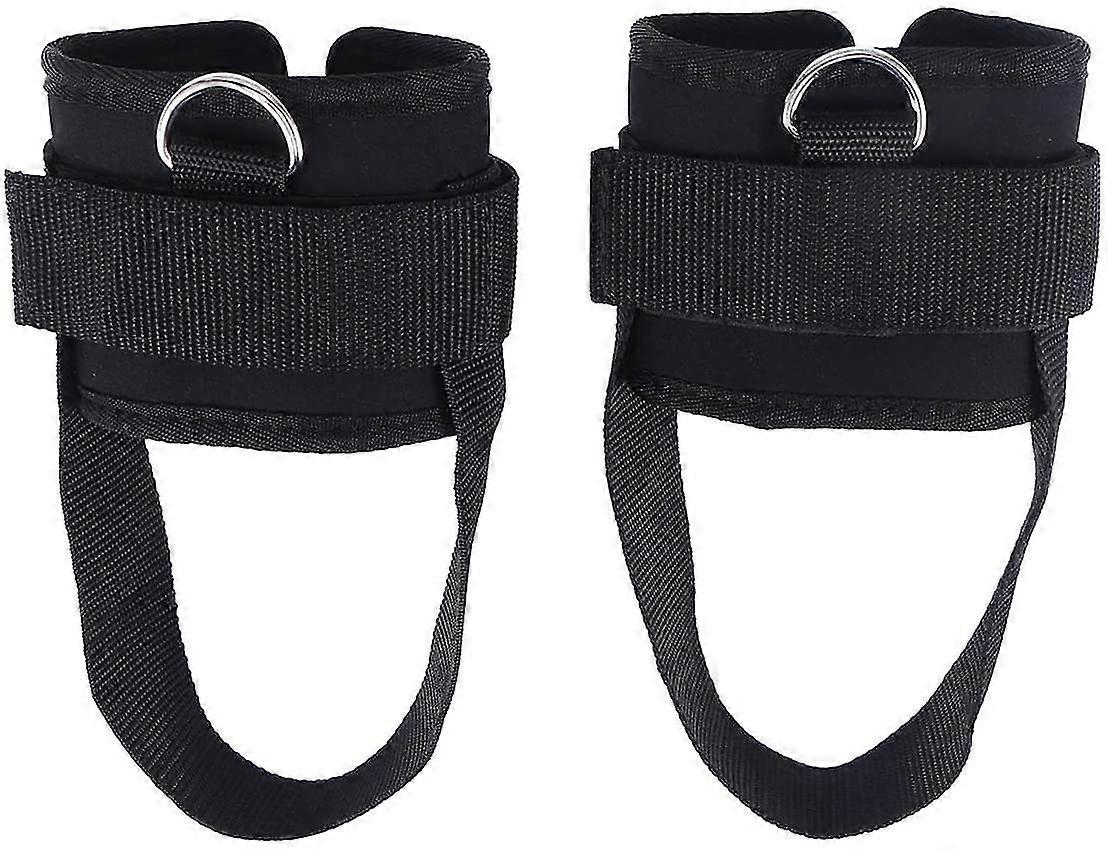 Ankle Straps, Padded D-ring Ankle Cuffs For Gym Workouts, Cable Machines, Butt