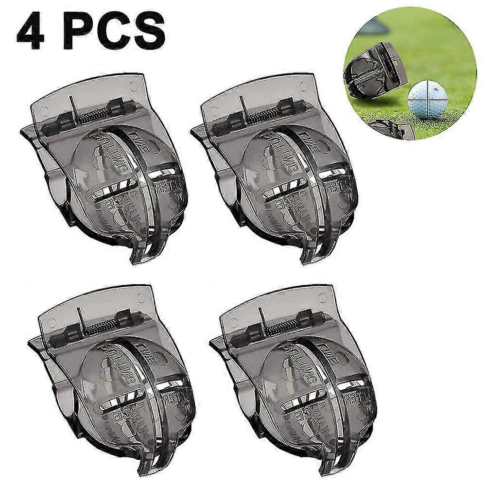 4pcs Golf Ball Line Liner Zeichnung Markierung Ausrichtung Putting Tool &golf A