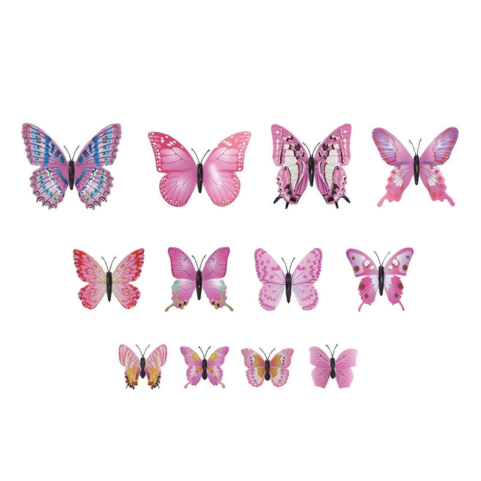 Single Layer Simulation Butterfly Color Plastic Butterfly Three-dimensional