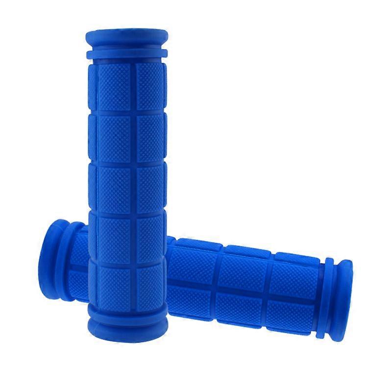1 Pair Mountain Bike Handlebar Grips, Soft Rubber Anti Slip Bicycle Handle Bar Grips For Bicycle Accessories