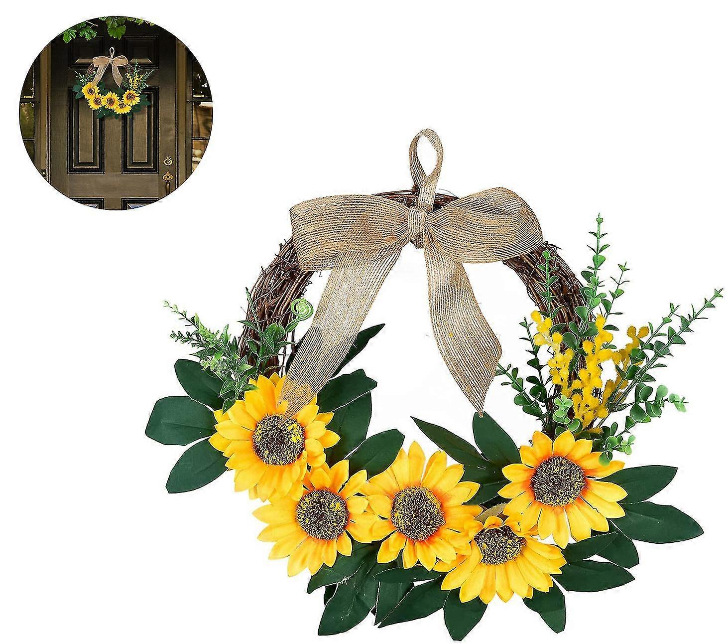 Sunflower Wreath Decoration, Mini