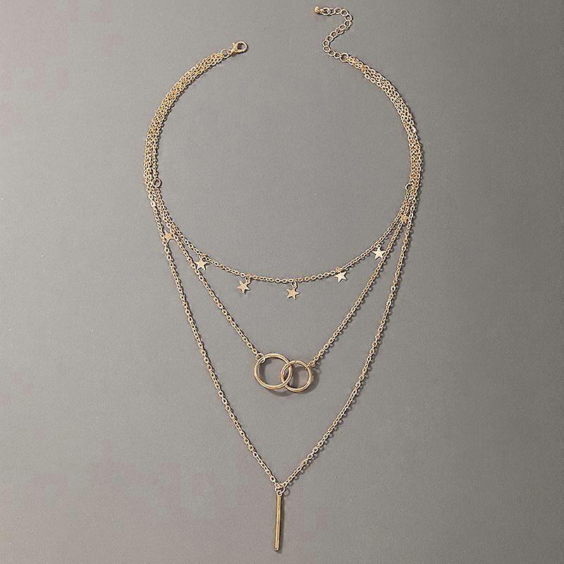 Necklaces Layered Star Pendant Chain