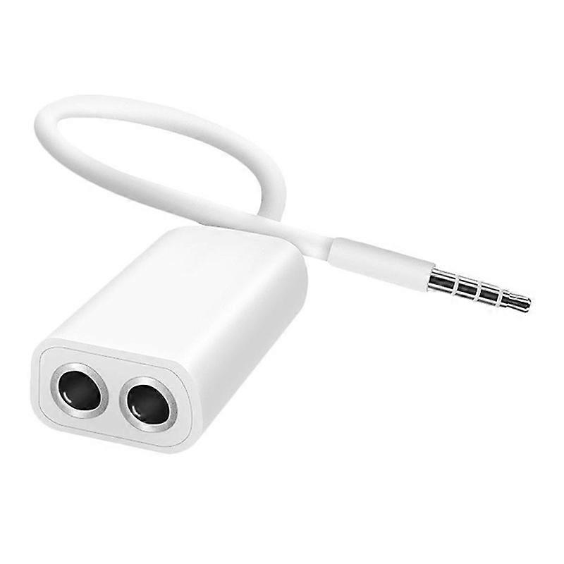 3.5mm Stereo Audio Headset to 2x Splitter Adapter