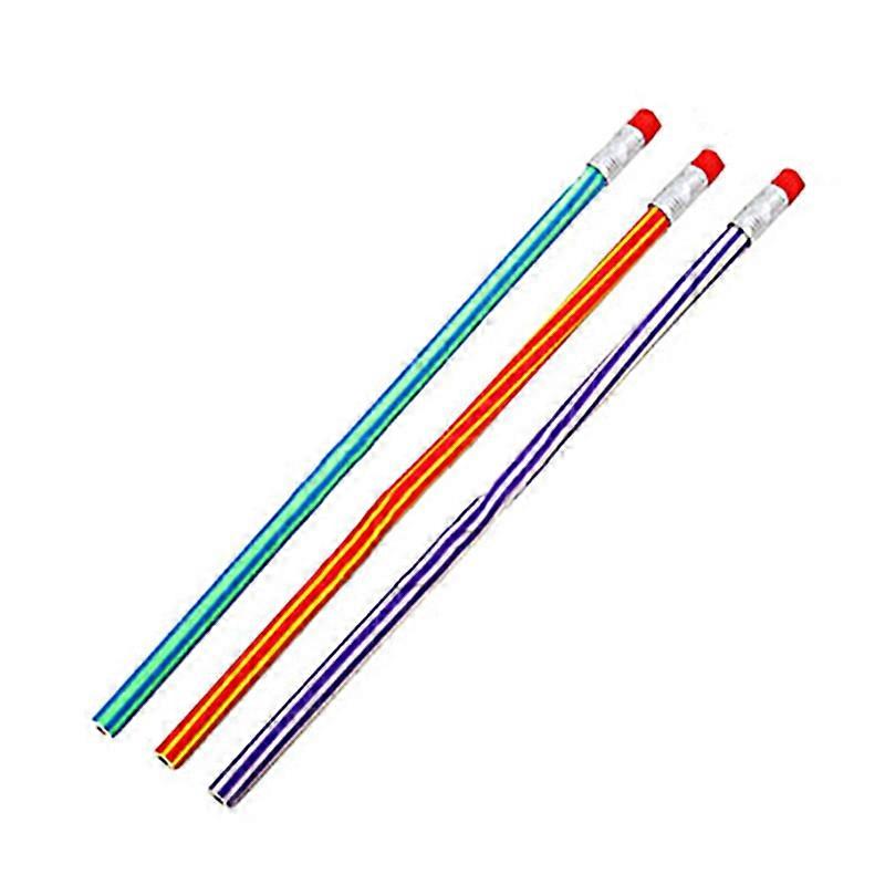 3Pcs Random Color Kids Students Creative Magic Flexible Bendy Soft Pencil Gift