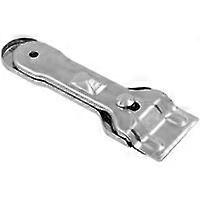 Ceramic Hob Scraper, Replaceable Cleaning Blades, Steel, Silver