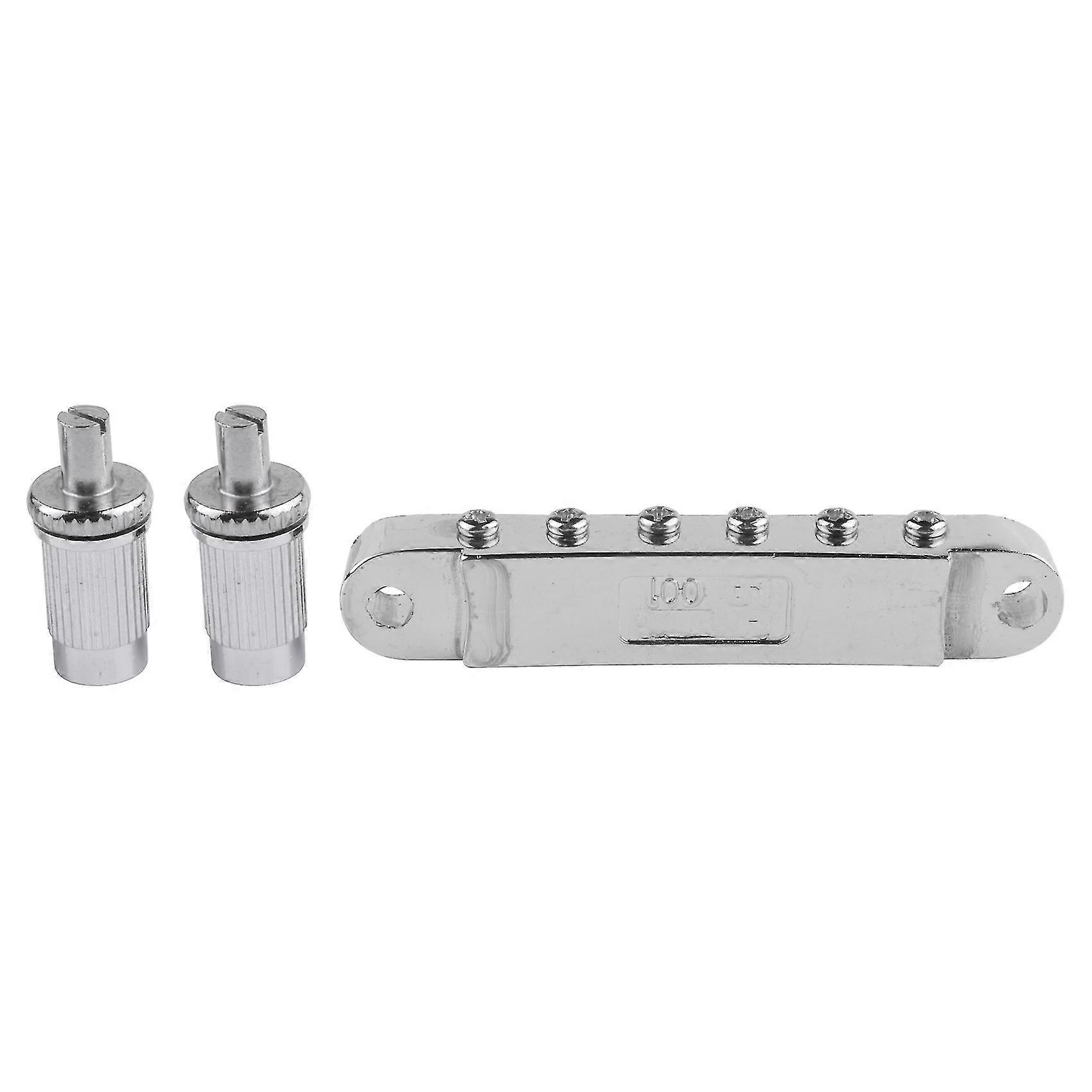 シルバーチューンオマチック電動ローラーサドルブリッジ LP エレクトリックギターブリッジ 韓国製