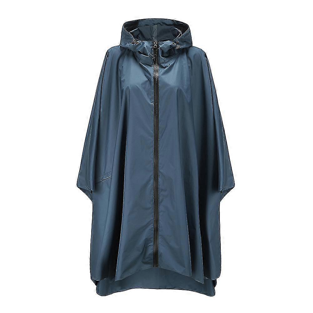 2 Poncho Antipioggia EVA Riutilizzabili - Bianco, Taglia Unica (160-190 Cm), Leggeri E Traspiranti