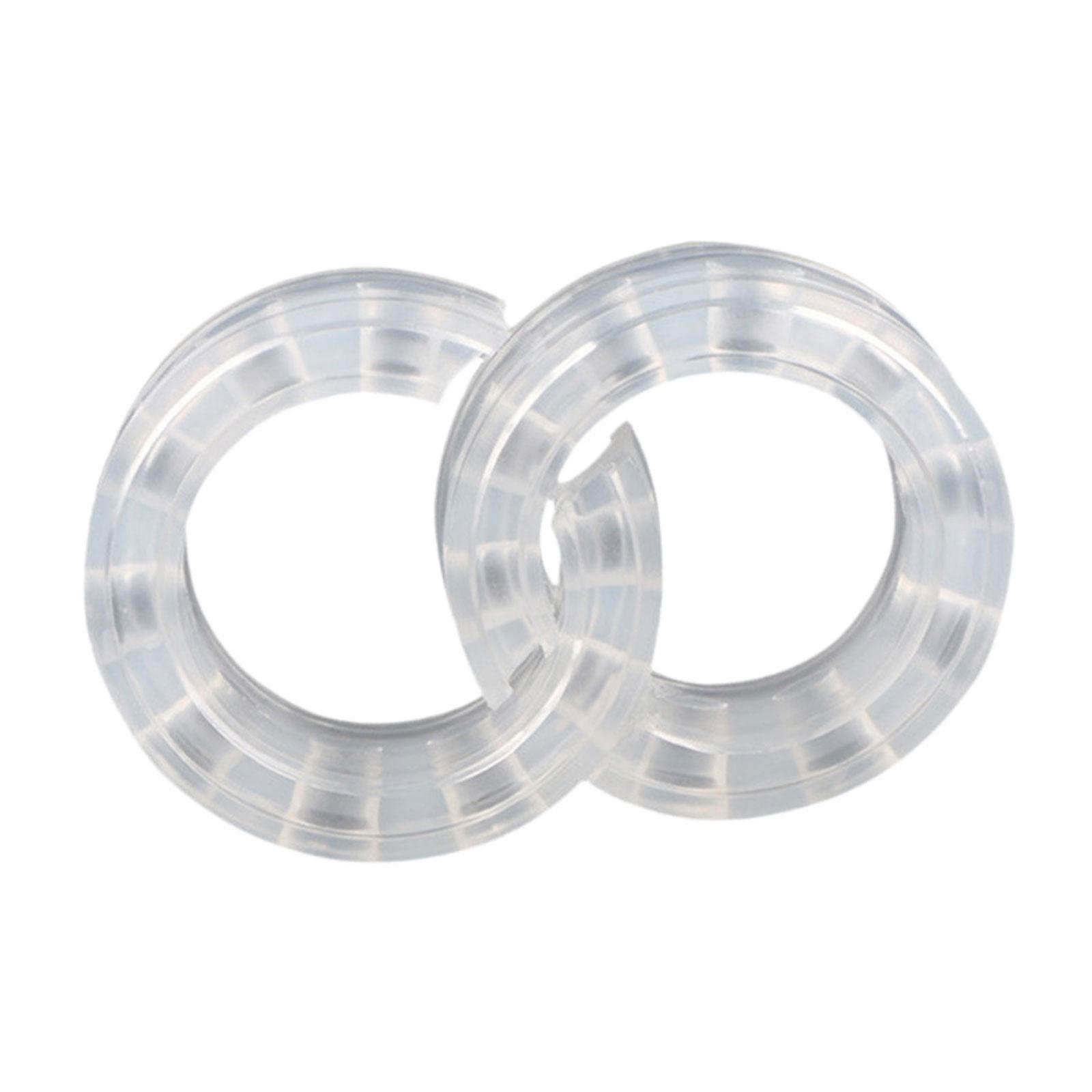 2 Pieces Generic Car Shock Absorber Rubber Sturdy Coil Spring Buffer Cushion Style C