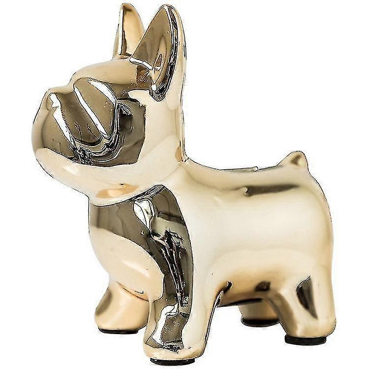 Keramisk Bulldog Piggy Bank For Gutter Jenter