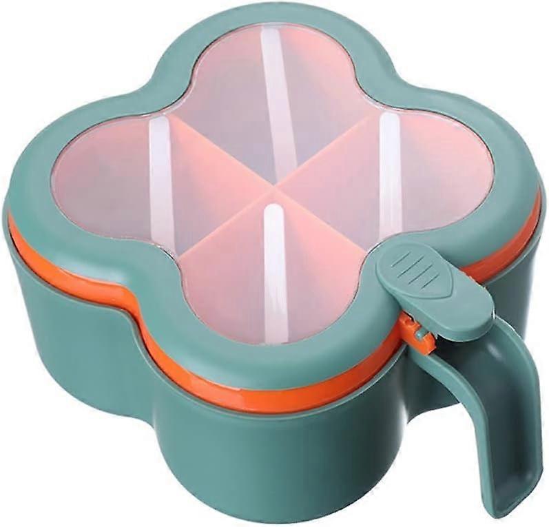 Multi-Grid Seasoning Box With Storage Boot Potted Seasoning Spoon Container Salt Shaker Saline Spice Container