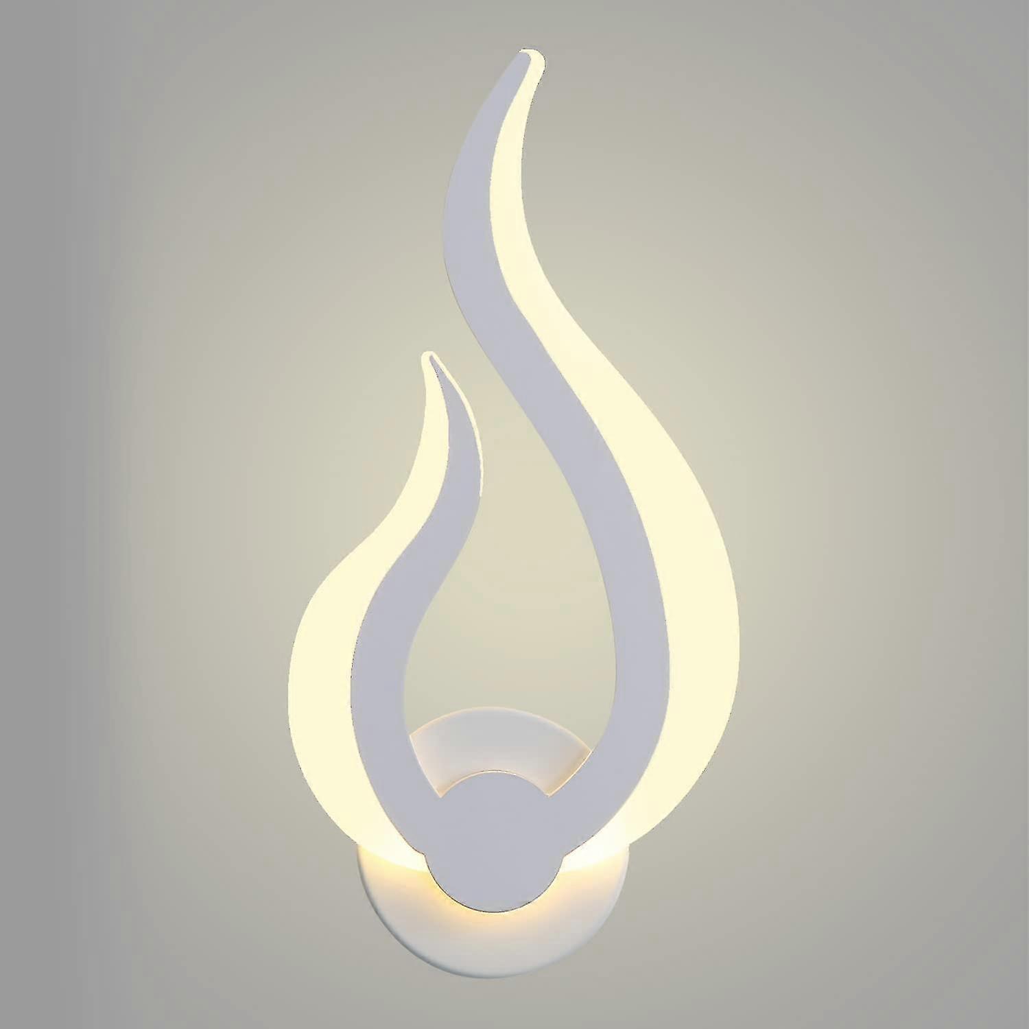 Led Indoor Wall Light,10w,flame Shape Night Light 3000k Warm White Ip20 [energy Class E]