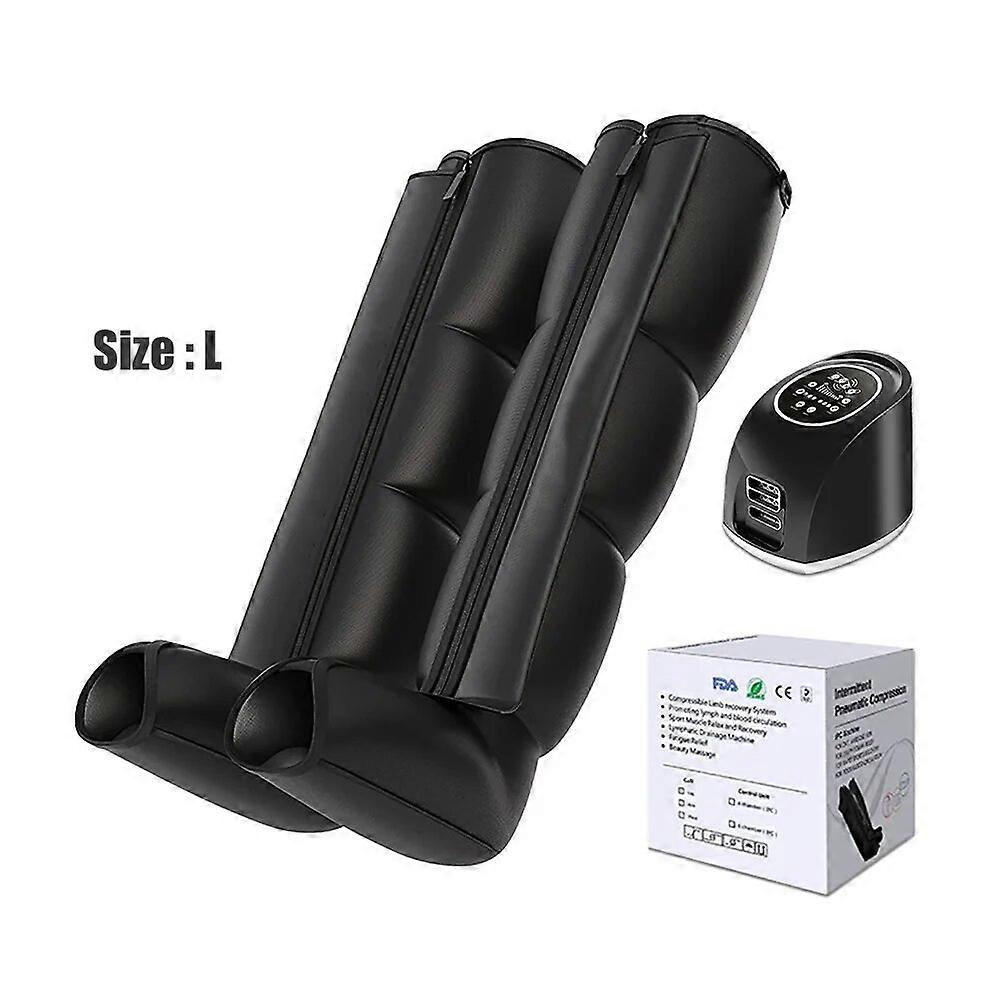 مدلك الساقين ضغط الهواء Presoterapia ضغط الهواء مدلك الساق يلف 4 غرف مع LED للعلاج تدليك ربلة الساق القدم