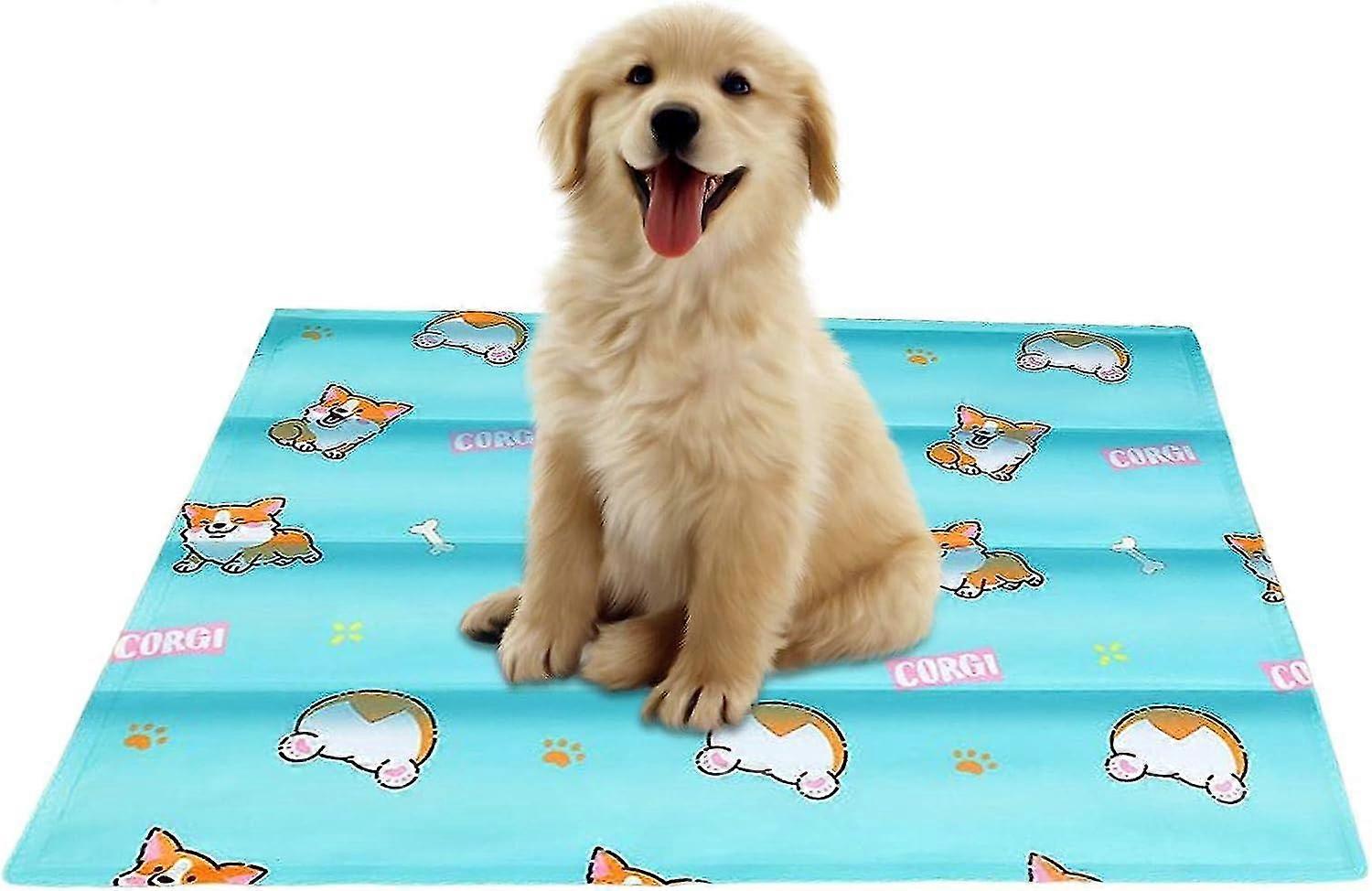 Dog Cooling Pad Pressure Activated Dog Cooling Mat Dog Cooling Mat No Water Needed(green,s)