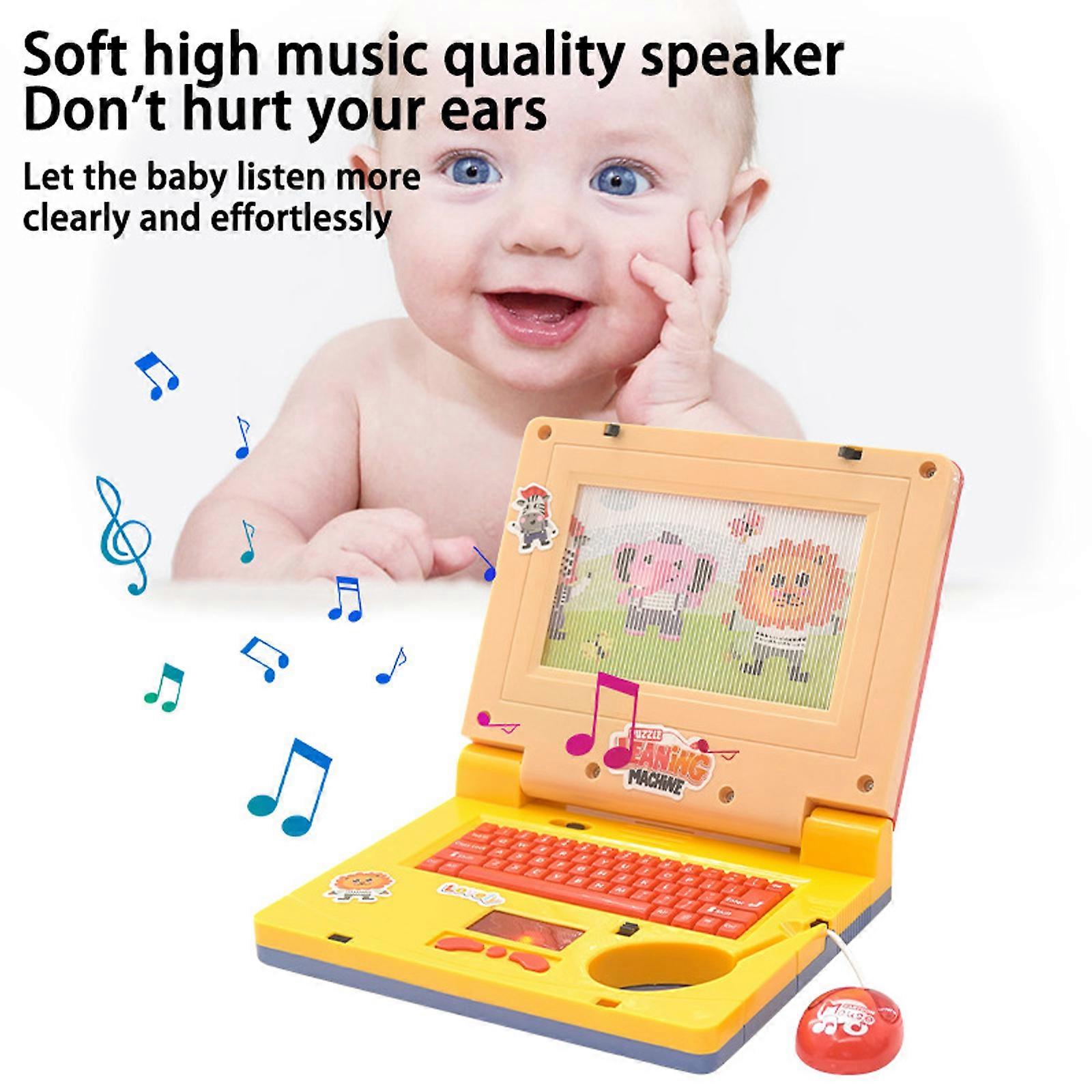 Bilingual Early Educational Learning Machine Kids Laptop Toys with Mouse