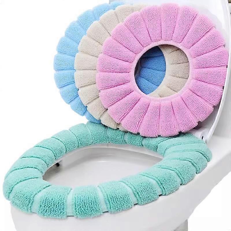 Plush Toilet Seats Cushion for Winter Reusable Super Soft Toilet Seats Pad for Home Bathroom
