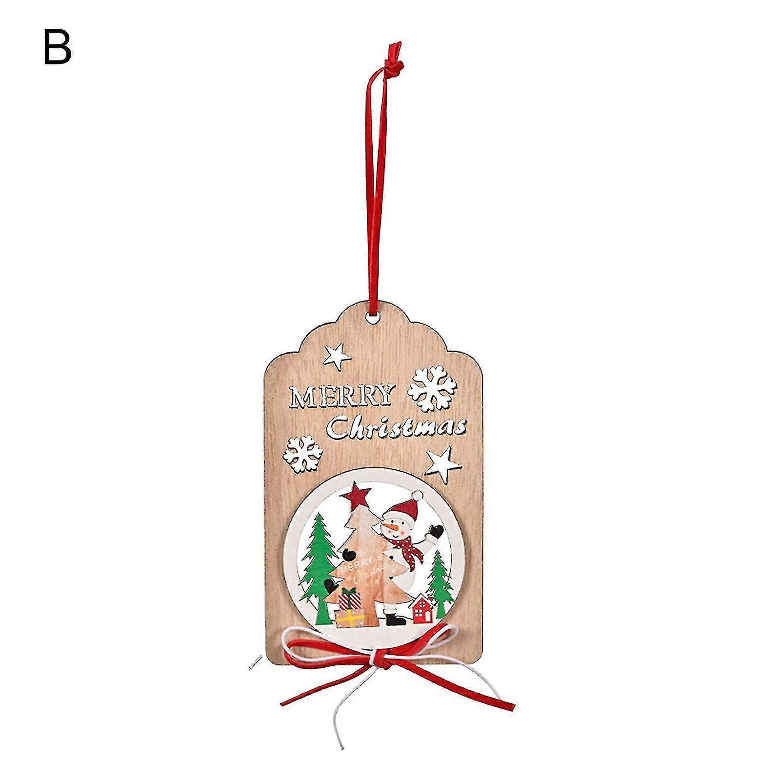 Durable Hanging Decoration Cartoon Pattern Wooden