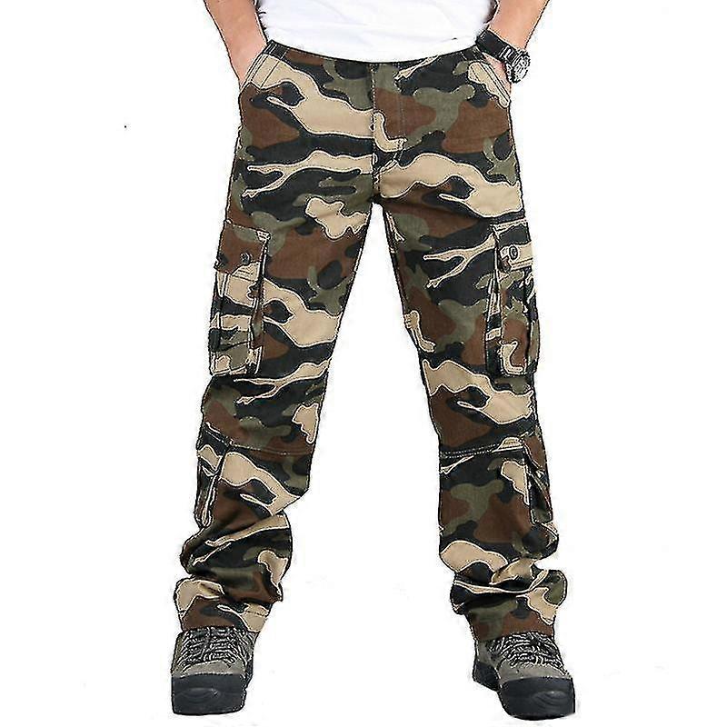 Män Kamouflage Militära Last byxor Army Combat Heavy Duty Work Pants