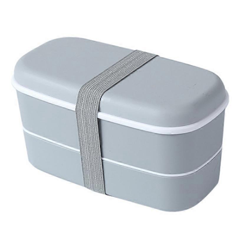 Microwavable 2 Layer Lunch Box with Compartments Leakproof Bento Box Insulated Food Container Lunch
