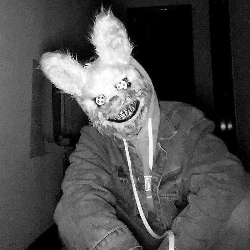 Halloween Carnival Scary Masks Rabbit Bunny Mask Rabbit Head Cover ...