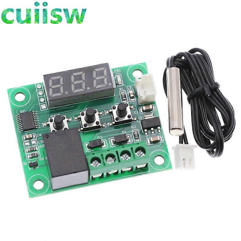 10PCS W1209 -50-100C DC 12V digital temperature controllear thermostat temperature control thermostat switch plate
